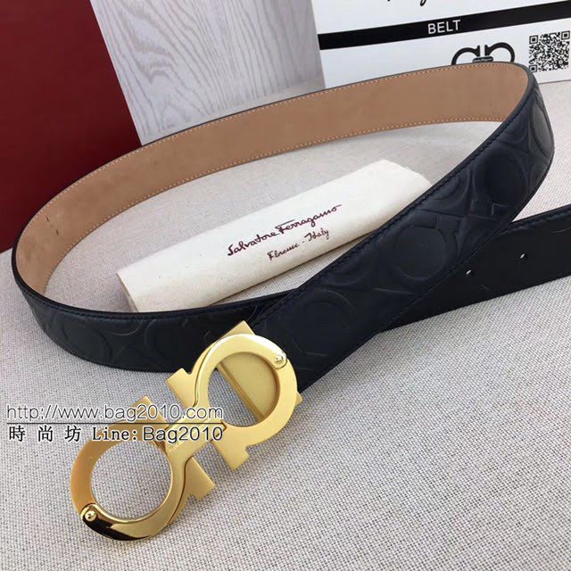 菲拉格慕男士皮帶 Ferragamo雙面用小牛皮腰帶  jjp1404